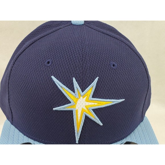 New Era Tampa Bay Rays GAME 59Fifty Fitted Hat Navy Blue MLB Cap 7 1/2 NWT - Picture 3 of 10
